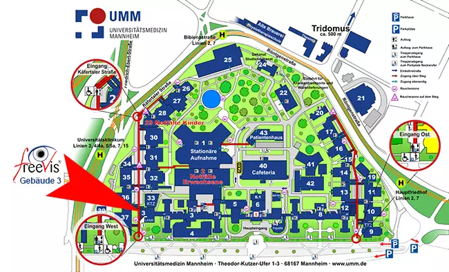 Lageplan FreeVis Mannheim